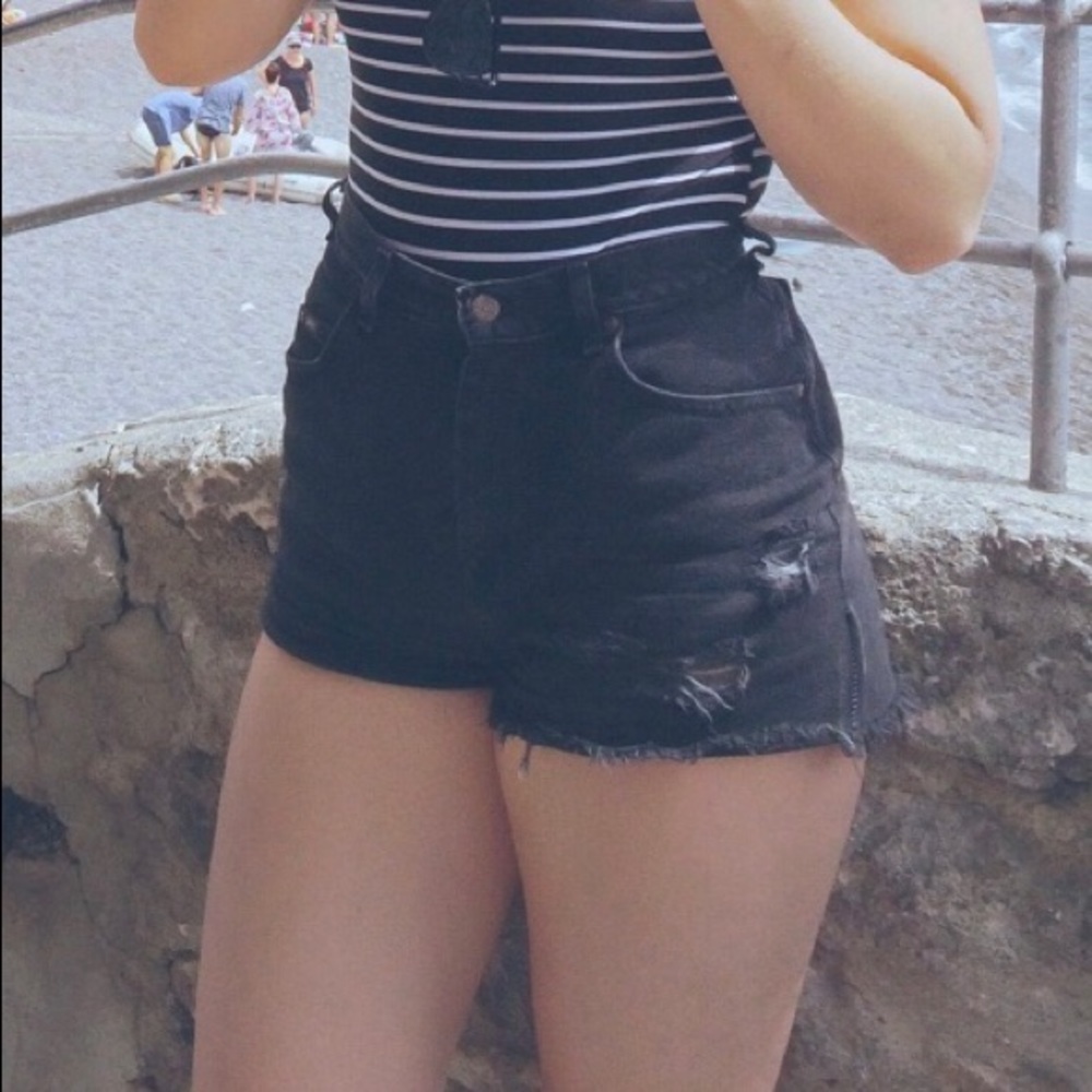 Vintage Lee Denim High Wasted Shorts
